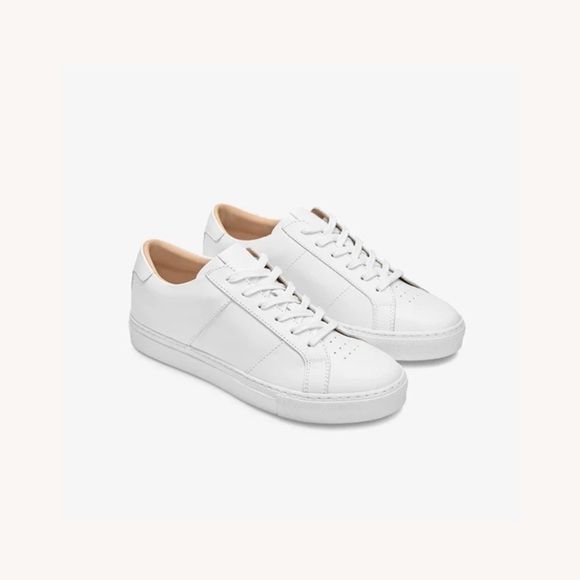 GREATS Brooklyn ROYALE SNEAKERS white Size 9.5 lace‎ up - Picture 1 of 16